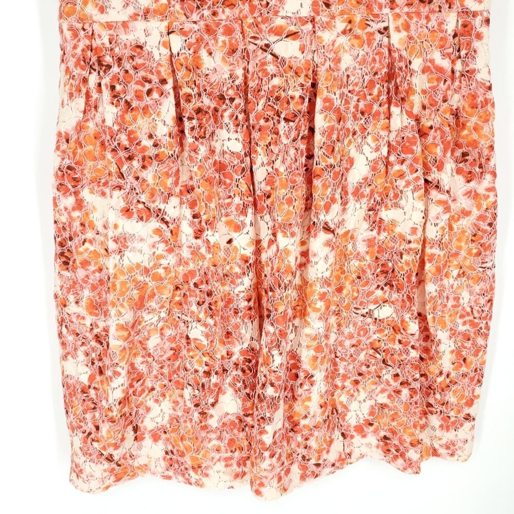 Madewell Watercolor Painted Lace Bloom Dress Size 10 - Picture 6 of 15